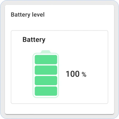 Thingsboard battery level widget Thingsboard battery level widget