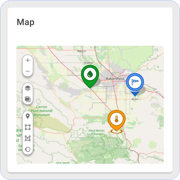 Thingsboard map widget