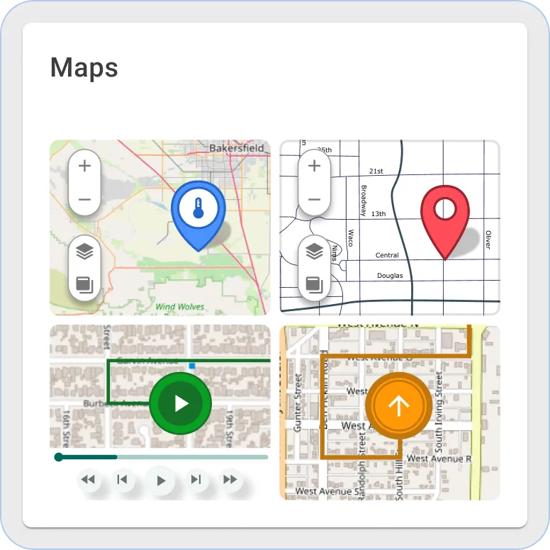 Thingsboard maps widgets widget