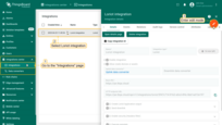 Go to the "Integrations" page in the "Integration center" section. Click on your Loriot integration to open its details window. Enter edit mode by clicking the orange pencil button in the top-right corner.