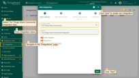 Click "plus" icon in the upper right corner to add new integration. Select type "The Things Stack Community". Then, click "Next".
