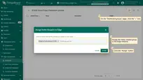 On the <b>“Dashboard groups”</b> page, click the <b>“+”</b> icon to assign the newly created group to the <b>Edge instance</b>. Click the <b>“Assign”</b> button. The group and all dashboards within it will be assigned to the <b>Edge instance</b>.