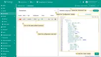 To make further adjustments, click on the newly added Connector and select the “Advanced” tab and the “Configuration” sub-tab on the right side of the "MODBUS Configuration" screen.