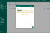 Enter the device Access token (previously copied Device EUI value) and click the Add button.