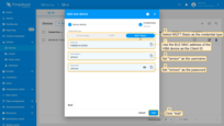 On the Credentials tab:<br> - Select MQTT Basic as the credential type.<br> - Use the BLE MAC address of the VIBit device as the Client ID.<br> - Enter sensor as the Username.<br> - Enter cimcon as the Password.<br> - Click Add button to create the device.