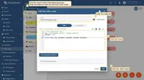 On the <b>Rule Chain</b> edit page, in the Node search bar find the <b>"script"</b> node. It allows modification of message payload, metadata or message type with JavaScript. Drag and drop the node onto the <b>Rule Chain</b> sheet. Then, in the <b>"Add rule node: script"</b> pop-up window enter the node title and enter the script below. Click the <b>"Add"</b> button to proceed.