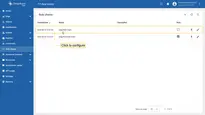 The rule chain is now listed, usually at the top. Click it to begin editing.