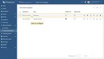 The rule chain template is now listed, usually at the top. Click it to begin editing.