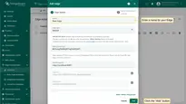 Enter a name for your Edge in the “Name” field and click the “Add” button to confirm the addition of your new Edge.