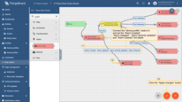 Connect the “device profile” node to the "push to edge" node and set the “Alarm Created”, “Alarm Updated”, “Alarm Severity Updated”, and “Alarm Cleared” link labels. Click the “Apply changes” button in the Rule Chain sheet.