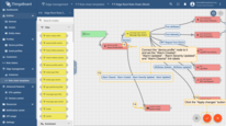 Connect the “device profile” node to the "push to edge" node and set the “Alarm Created”, “Alarm Updated”, “Alarm Severity Updated”, and “Alarm Cleared” link labels. Click the “Apply changes” button in the Rule Chain sheet.