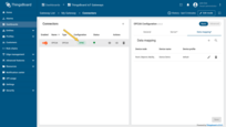 You can view the synchronization status of the connector configuration in the "Configuration" column, which will indicate whether the gateway is successfully aligned with the remote settings.