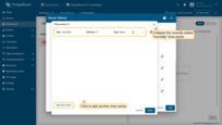 Collapse the recently added "humidity" time series, and click "Add time series" button to add another time series;