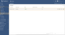 Go to "Entities" → "Gateways" in the right sidebar and select your gateway.