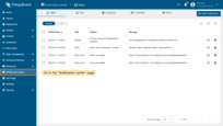 The ThingsBoard Notification center allows sending personalized notifications to end-users. These can include notifications about device activity, changes in temperature within your environment, or other events detected in your IoT ecosystem.