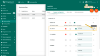 Save the device profile configuration.