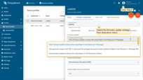 Select the firmware update strategy, and save changes.