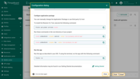 After completing all the steps, close the configuration dialog.