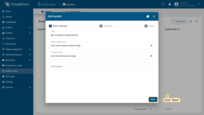 Android Application. Enter the application package name. Remember autogenerated "Application Secret" or input your own. Specify application statuses. Optionally, specify the minimum and latest application versions along with release notes for each. Specify store information: link to the ThingsBoard PE Mobile Application in the Google Play Store, and SHA256 certificate fingerprints. Click "Add".