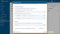 After completing all the steps, close the configuration dialog.