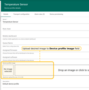 Upload desired image to <b>Device profile image</b> field
