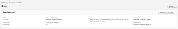 AWS MSK Details