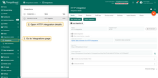 Open ThingsBoard Cloud HTTP integration details page.