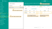 Go to the "<b>Integrations center</b>" section -> "<b>Data converters</b>" page, click on the uplink converter to open "Data converter details" window, and navigate to the "<b>Events</b>" tab. There you will find an uplink message;