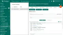 Converter template configuration
