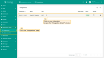 Login to your <b>ThingsBoard Edge</b> instance and open "<b>Integrations center</b>" section -> "<b>Integrations</b>" page. You should see your integration. Click on it;