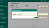Click the <b>"Assign to edge"</b> button and select the <b>Air conditioner</b> group from the drop-down menu to assign it to the <b>Edge</b>.