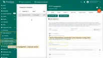 Go to the <b>Edge management > Instances</b> section, click it and add the <b>${{ipAddress}}</b> placeholder to the Integration configuration.