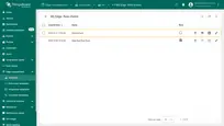 The assigned rule chain template now appears at the top of the list. Assigning the rule chain template to the Edge instance enables the rule chain to process data from Edge devices according to the template configurations.