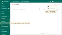 Sign in to your <b>ThingsBoard PE</b> instance and go to the <b>Edge Management > Rule chain templates</b> section. To add a new Rule chain, click the <b>"+"</b> button in the top right corner and choose the <b>"Create new rule chain"</b> option.