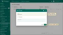 Enter a name for your rule chain, such as <b>"Remote Farm"</b>. Click the <b>"Add"</b> button to continue configuring the rule chain.