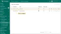 The rule chain template is now listed, usually at the top. Click it to begin editing.