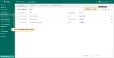 Navigate to Authentication > Credentials page, click "+" in the top right corner of the table