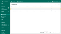 You have imported the device profile configuration.