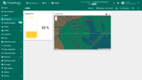 You have added a widget that displays the device's location on a map.