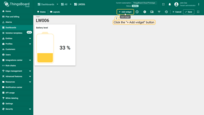 Click the "+ Add widget" button at the top of the screen to add another one widget;