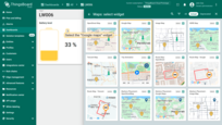 Select the "Google map" widget;