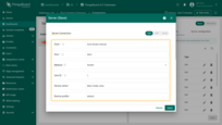 The host host.docker.internal and port 5021 are specific to your Modbus device.