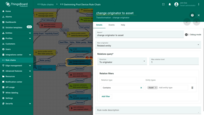 The change originator node changes the "originator" of the message. This node specifies an asset instead of devices as the message source. In other words, all telemetry goes to the asset and is stored as attributes;