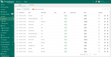 This screen shows the list of all devices in the swimming pool SCADA system. You can click on each device to view detailed information, including its status and related metrics.