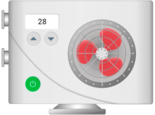 If an alarm with a severity type of "Critical" is triggered, the propeller will change its color to red and start flashing.