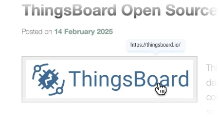 To identify ThingsBoard platform and link to website To identify ThingsBoard platform and link to website