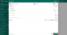 Click the <b>Update plan</b> button to activate your plan.