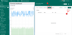 Navigate to the Actions tab and add new action.