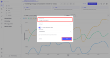 Set the dashboard name to `Energy consumption`, leave the rest of the settings as default. Click <b>Add</b> button.