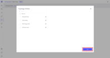 When prompted to select topology entities, click <b>Save</b>.